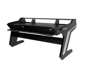 Commander V2 Desk with Keyboard pullout option All Black